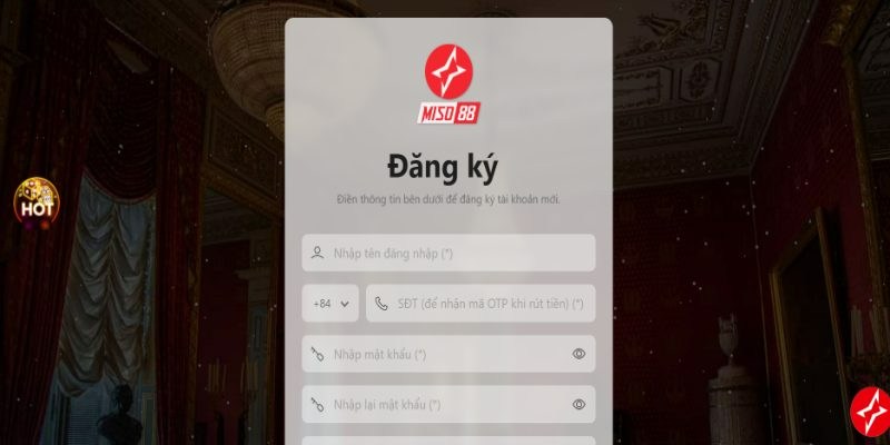 Kiểm tra thông tin chính xác và click Đăng ký Miso88